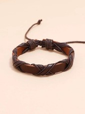 Bracciale uomo ecopelle - bracciale,