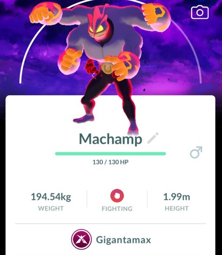 Pokemon gigantamax - go,
