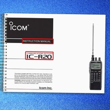 ICOM IC-R20 Communications Receiver Instruction Manual , BOUND, TOUGH COVERED