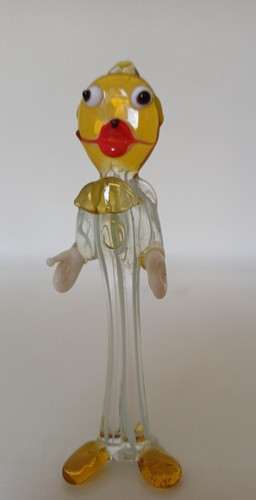 Murano vetro artistico clown - vetro,