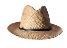 CAPPELLO UOMO IN PAGLIA TESA LARGA MADE IN ITALY