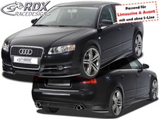 Kit carrozzeria RDX per Audi A4 B7 8E spoiler anteriore minigonne laterali diffusore posteriore attacco
