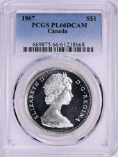 1967 CANADA DOLLARO D'ARGENTO