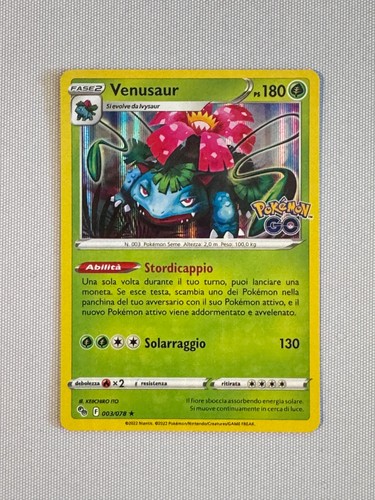 Venusaur holo pgo - venusaur, 003/078