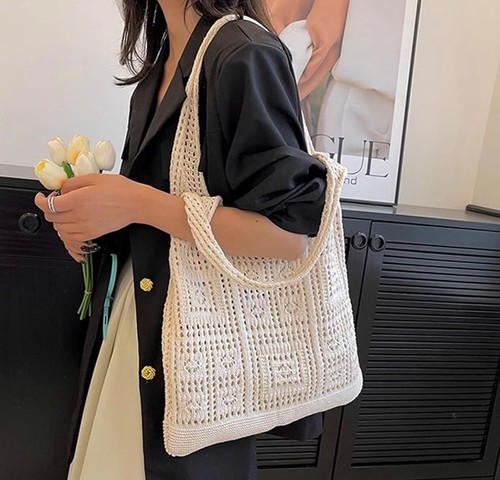 Borsa uncinetto fatta mano - borsa,