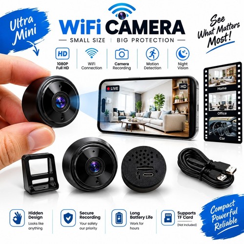 Mini telecamera 1080p wireless - mini,