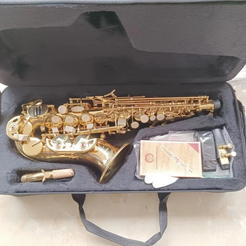 Sax soprano curvo oro - soprano, alta