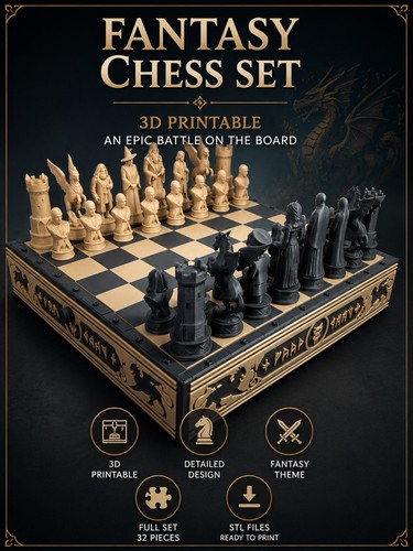 Set scacchi fantasy ispirato - , a