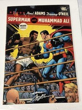 FIRMATO Superman vs. Muhammad Ali The Deluxe Edition copertina rigida Neal Adams DC 1°