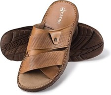 Pantofole Ciabatte Uomo  Vera Pelle  ESTIVI  N. 41