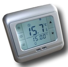 Digitale Termostato Argento