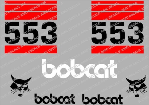 Set adesivi per bobcat 553 - di,