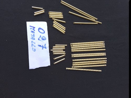 027 lotto cannette ottone - cannette,