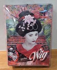 Parrucca geisha elegante con