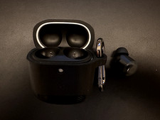 Google Pixel Buds Pro Black (Case + left bud + Spigen protective case cover)