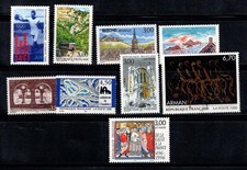 Francia 1996 Yv. 3016-3024 Nuovo ** 100% turismo, paesaggi, Olimpiadi, arte