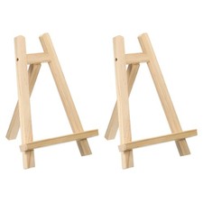 10.8" Mini Legno Cavalletto Stand,2pz Tavolo Usa Triangolo Supporto,Legno Colore