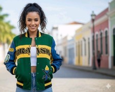 Giacca bomber Brasil Opening