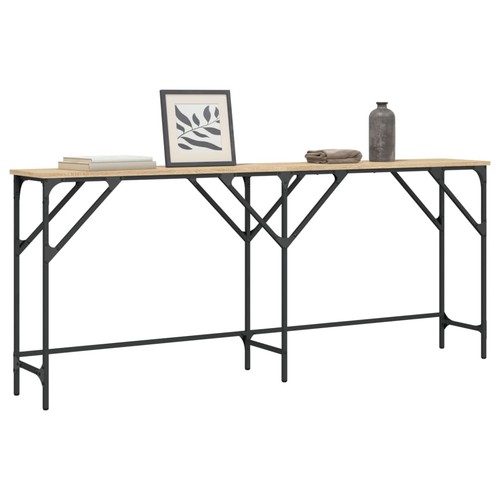 Vidaxl tavolo consolle rovere - vidaxl,