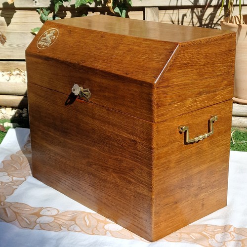 Ancien coffre bar bois - coffre,