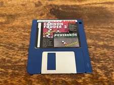 COMMODORE AMIGA  NO BOX NO INSTRUCTIONS  CANNON FODDER 2  POWERDRIVE POWER DRIVE