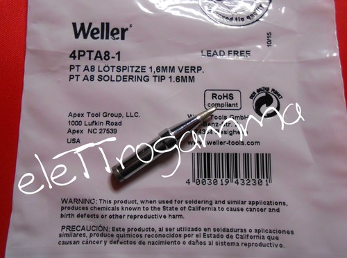 Weller punta saldante 6 - , 1.6