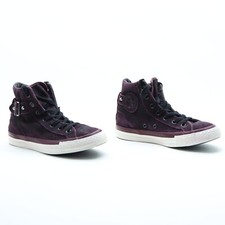 Converse  alto USATE  eur 39 Uk6 (Cod.SS4052) donna scamosciato bordeaux borchie