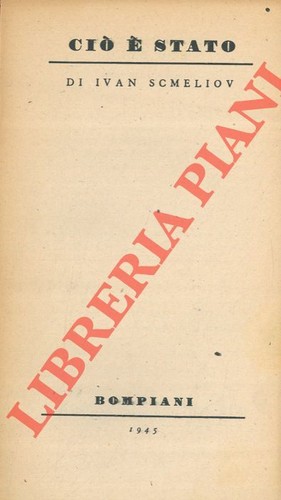 Letteratura russa scmeliov - scmeliov,