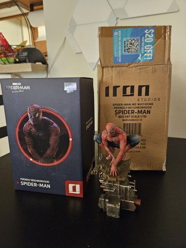 Statua iron studios spider man - statua, spider-man