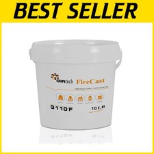 Miscela di cemento refrattario ad alta temperatura - 10 libbre per forni e fucine (3110 ° F)