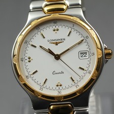 [Quasi Come Nuovo] Orologio Uomo Longines Conquest L1.619.3 Quadrante Bianco Quarzo dal GIAPPONE