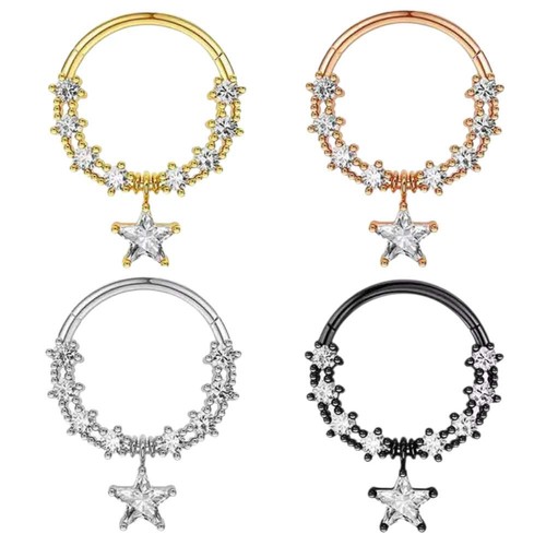 Piercing setto clicker