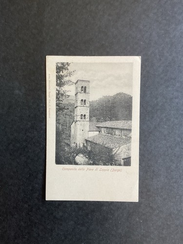 Cartolina barga campanile - barga,