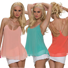 TOP donna blusa VOILE DOPPIA