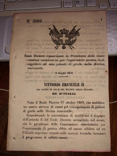 Regio decreto commiss - regio,