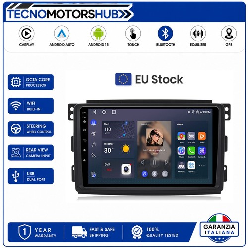 Autoradio android 15 per - autoradio, 9”