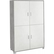 Credenza 4 Ante Armadio Bianco