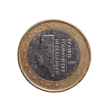 Moneta 1 Euro Commemorativa Paesi Bassi 2001 – Beatrix Koningin der Nederlanden