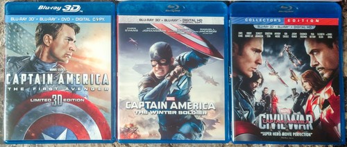 Captain america trilogy - america, 3d