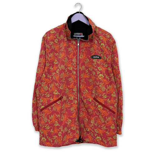 Giacca vento vintage rosa - giacca,