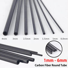 Asta in fibra di carbonio nera