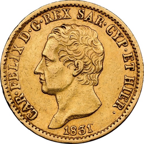 Sardegna 1831 p - -, 1831-(aquila)-p