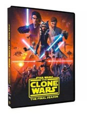 Star Wars: The Clone Wars The Complete Final Season 7 (DVD 3-Disc Box Set) Nuovo