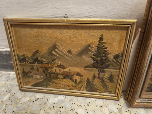 Quadro paesaggio montano - paesaggio,