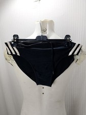 Articolo e3403 slip uomo Adidas nero, taglia M, vita 40cm, lunghezza 22cm, artic