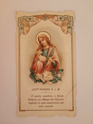 Santino sant agnese - sant'agnese, e