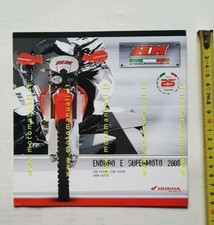 HM Honda CRE CRM 2008 enduro supermoto depliant originale italiano brochure