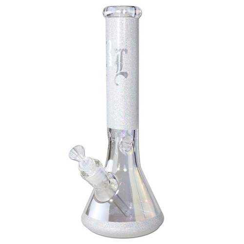 Pipa vetro black leaf - in,