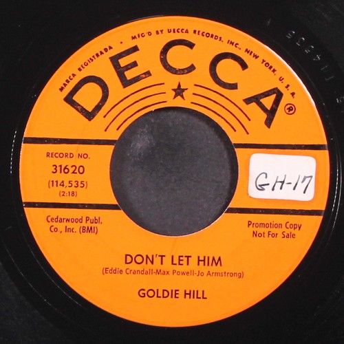 Goldie hill don let him - don't,