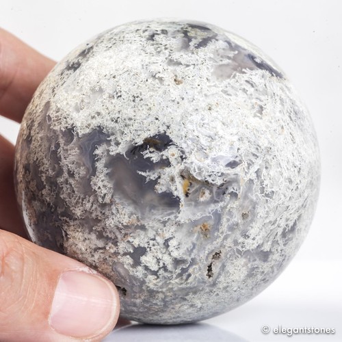 Sfera agata muschio 367 g - sfera, di